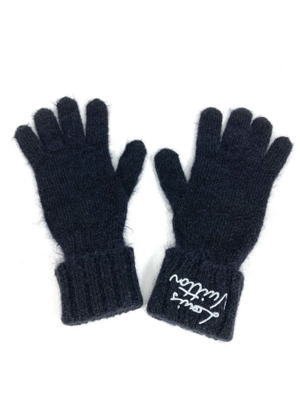 Louis Vuitton Gloves LV Script Black